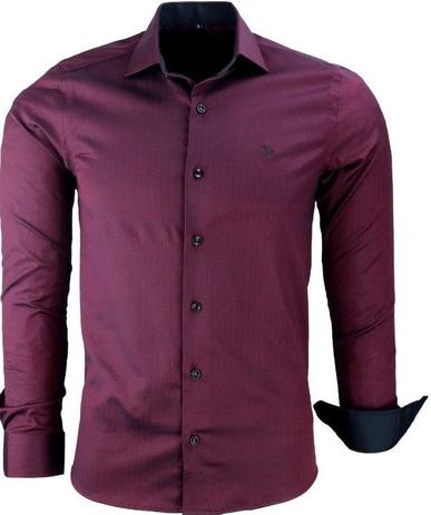 camisa social slim com elastano