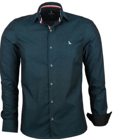 camisa social verde