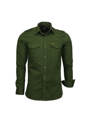 camisa masculina militar