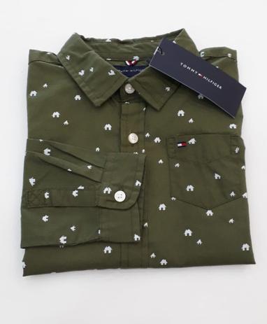 camisa infantil masculina tommy hilfiger