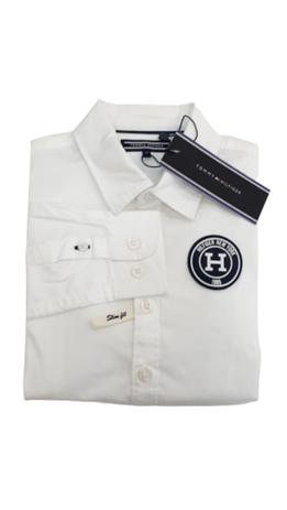 camisa infantil masculina tommy hilfiger