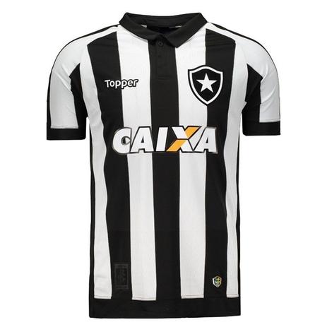 Camisa Topper Botafogo I 2017 Patrocínio 4200982 Menor preço em Camisa Topper Botafogo I 2017 Patrocínio 4200982