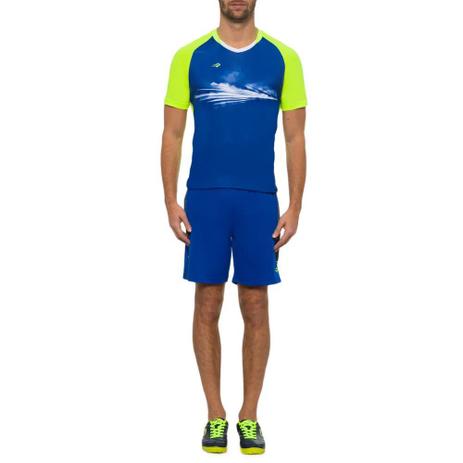 Camisa topper futebol vector II Azul Wave_Neon G Menor preço em Camisa topper futebol vector II Azul Wave_Neon G