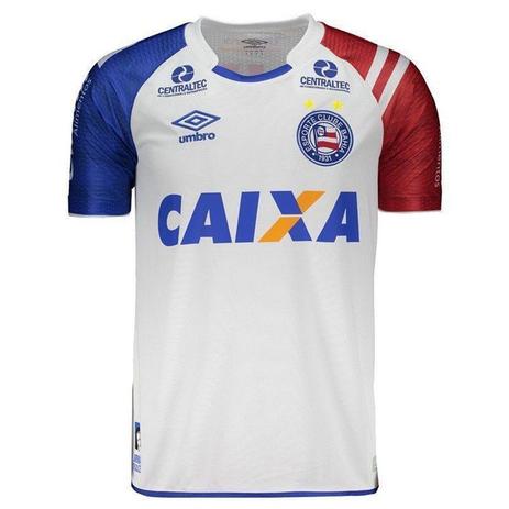 Camisa Umbro Bahia Oficial I 2017 Masculina Menor preço em Camisa Umbro Bahia Oficial I 2017 Masculina