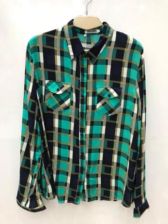 xadrez plus size camisa xadrez plus size