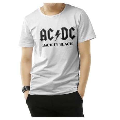 Camiseta ac/dc back in back - rock camisa banda rock heavy metal geek -  Koupes - Outros Moda e Acessórios - Magazine Luiza
