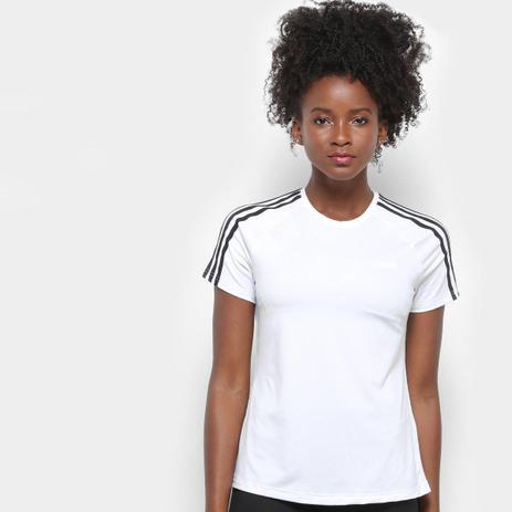 Camiseta Adidas D2M 3 Stripes Feminina é boa?