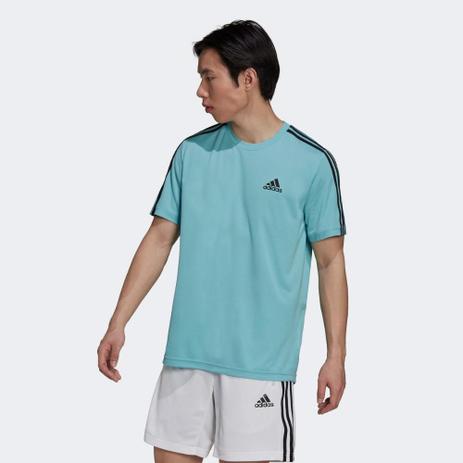 camiseta adidas 3 stripes masculina