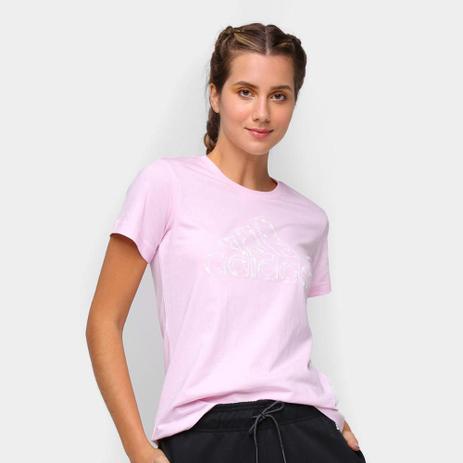 camiseta floral adidas feminina