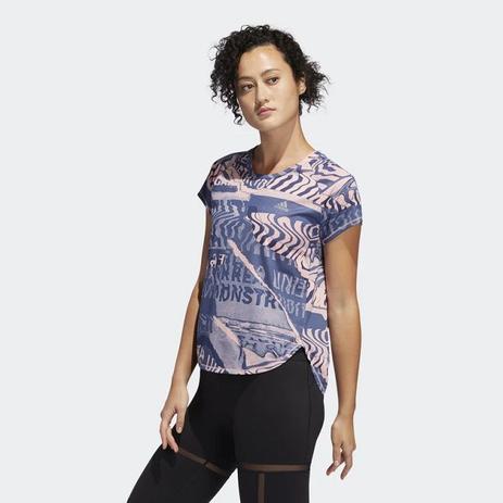 camiseta adidas own the run tee feminina