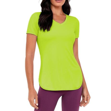 Camiseta Alto Giro T-Shirt Skin Fit Alongada Feminina 2131701 - Camisa e  Camiseta Esportiva - Magazine Luiza