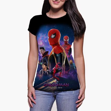 Camiseta Feminina Marvel Homem Aranha na Nerdstore
