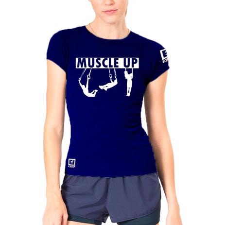 Camiseta Baby Look Feminina Muscle UP - Enforce Fitness-GG-Azul Marinho Menor preço em Camiseta Baby Look Feminina Muscle UP - Enforce Fitness-GG-Azul Marinho