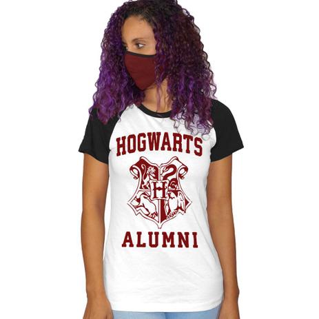 camiseta das casas de hogwarts