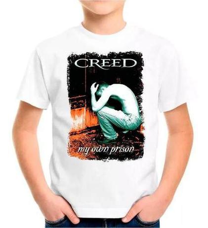 camisa rock infantil