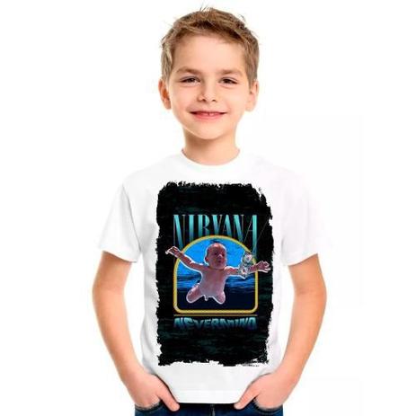 camisa rock infantil