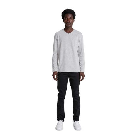 camiseta hering básica manga longa masculina