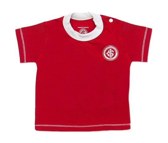 Camiseta Bebê Internacional Vermelha Oficial - Revedor Menor preço em Camiseta Bebê Internacional Vermelha Oficial - Revedor
