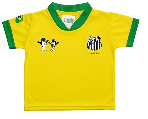 camiseta amarela do santos