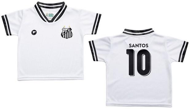 Camiseta Bebê Santos Branca - Torcida Baby Menor preço em Camiseta Bebê Santos Branca - Torcida Baby
