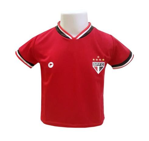 Camiseta Bebê São Paulo Vermelha - Torcida Baby Menor preço em Camiseta Bebê São Paulo Vermelha - Torcida Baby