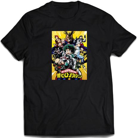 camiseta feminina boku no hero