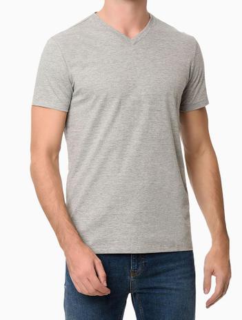 camisa calvin klein gola v
