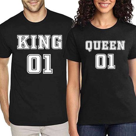 camiseta king e queen