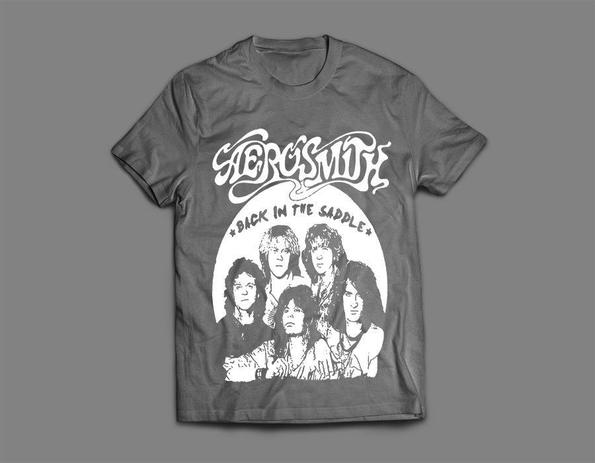 camiseta aerosmith feminina