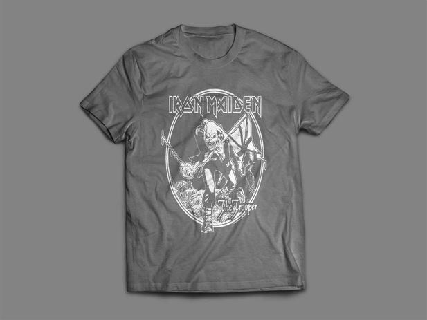 Camiseta iron maiden feminina Clearance