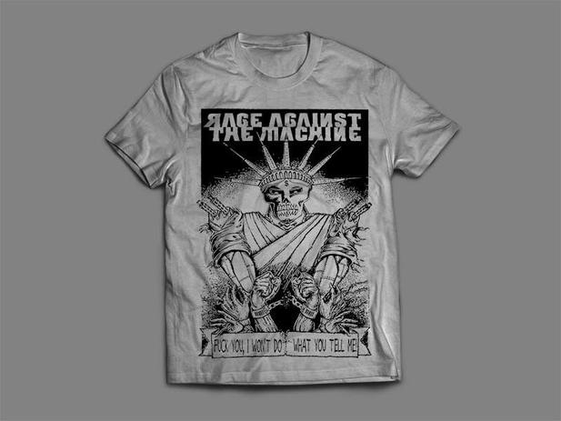 camiseta rage against