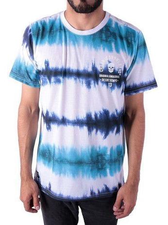 blusa azul tie dye