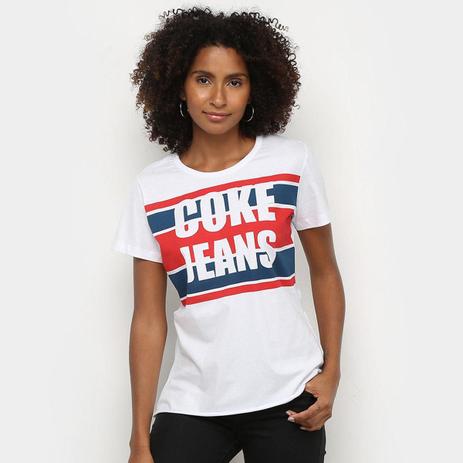 camisa coca cola feminina