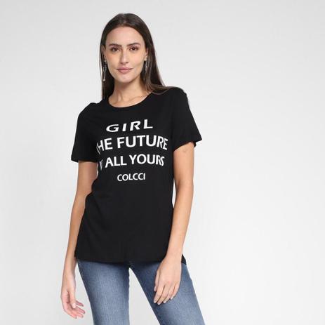 camiseta colcci feminina