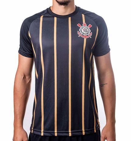 Camiseta Corinthians Golden Raglan Masculina - Preto e Dourado - SPR -  Vestuário Esportivo - Magazine Luiza