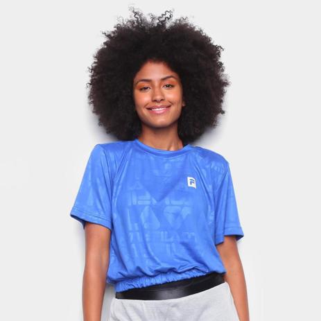 camiseta cropped fila
