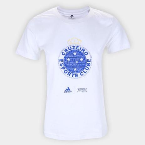 camisa cruzeiro adidas feminina