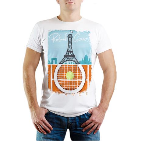 Camiseta de tenis Roland Garros Camisa Blusa Moleton - Design T-Shirt