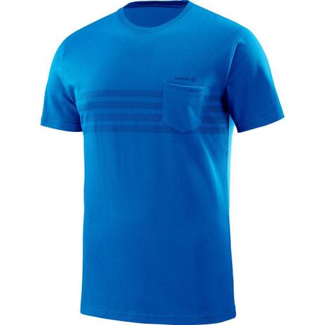 Camiseta Eared SS Yonder Azul Masculina P - Salomon Menor preço em Camiseta Eared SS Yonder Azul Masculina P - Salomon