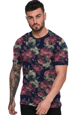 camisa florida masculina