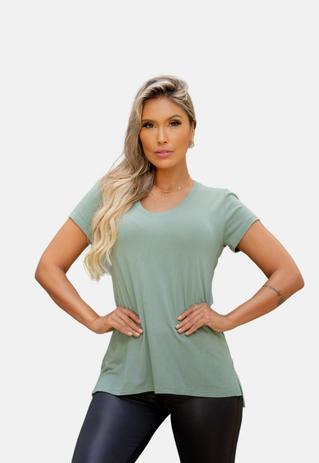 blusa manga balão