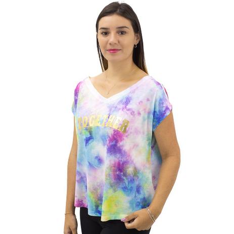 camiseta estampa tie dye