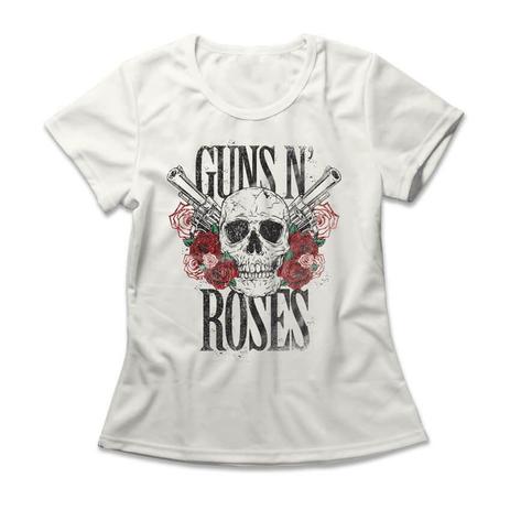 camiseta guns roses feminina