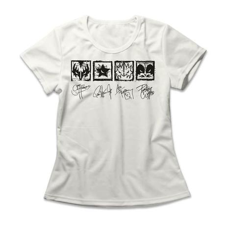 camiseta kiss feminina