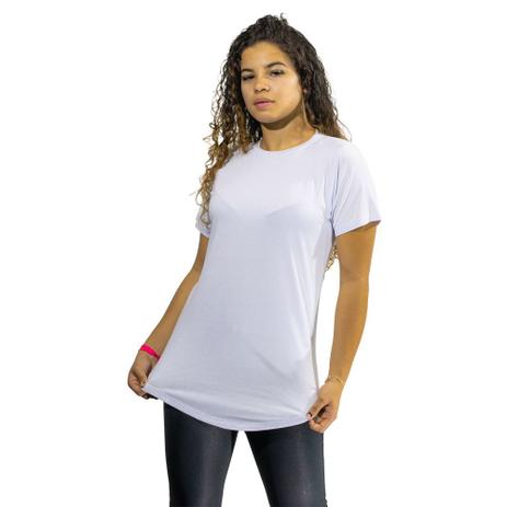 blusa long line feminina