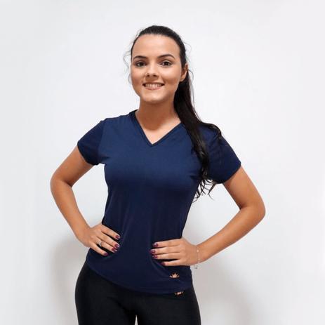 blusa gola v feminina