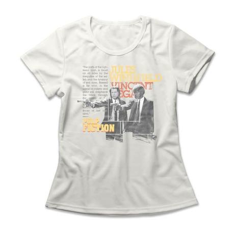 camiseta pulp fiction feminina