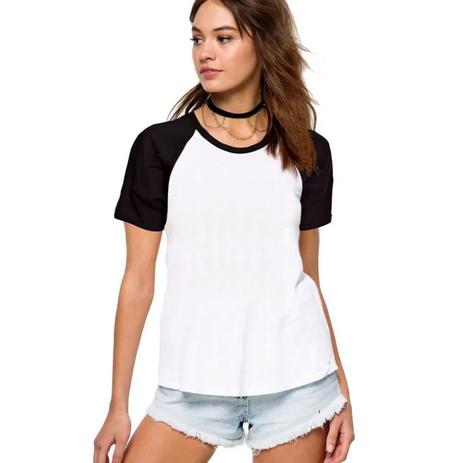 camiseta feminina lisa
