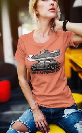 camiseta surf feminina