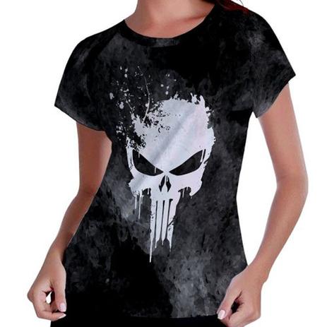 camisa da marvel feminina